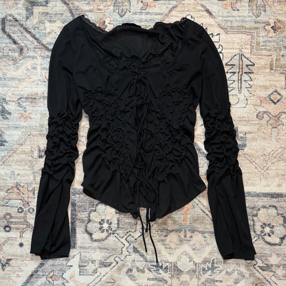 Zara Mesh Top